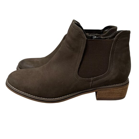 Blondo Waterproof Brown Nubuck Suede Ankle Boots Size 9 M - Picture 9 of 11